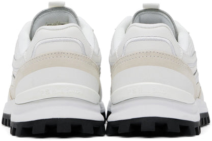 PAUL SMITH PS MARINO MIXED MEDIA LOW TOP TRAINERS WHITE RRP £195 BNIB