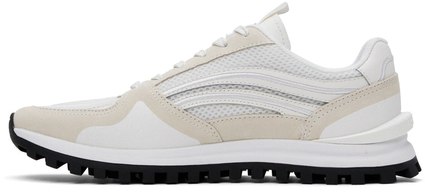PAUL SMITH PS MARINO MIXED MEDIA LOW TOP TRAINERS WHITE RRP £195 BNIB