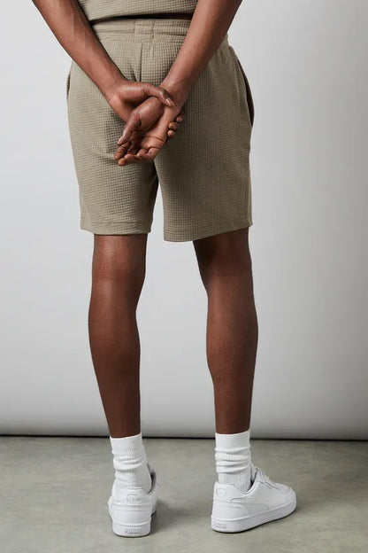 HUGO BY HUGO BOSS AUSTIN WAFFLE COTTON FLEECE SWEATSHORTS BROWN 2XL RRP £85 BNWT
